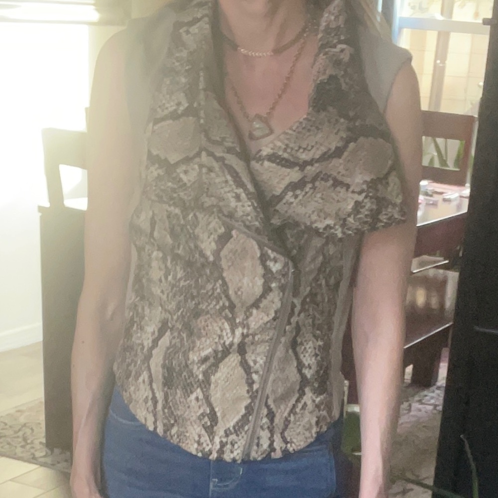 BCBG Python Vest